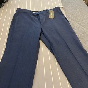 NWT Michael Kors Blue Suit Pants Slacks 34X30
